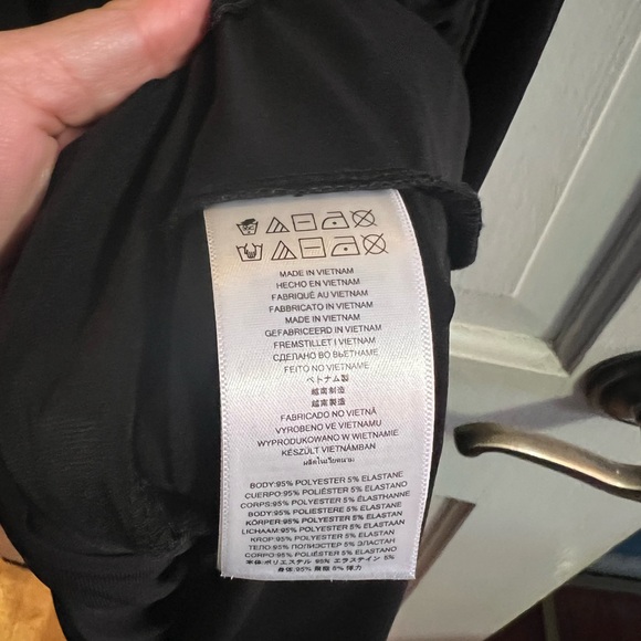 NWOT Black Michael Kors hi low dress with gold studs 2X - Picture 9 of 9